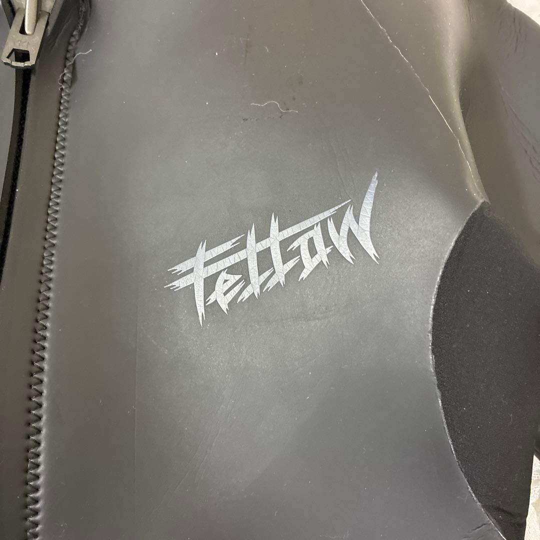 美品》FELLOW　３㎜タッパー　ML　スキン ラバー　ウエット サーフィン