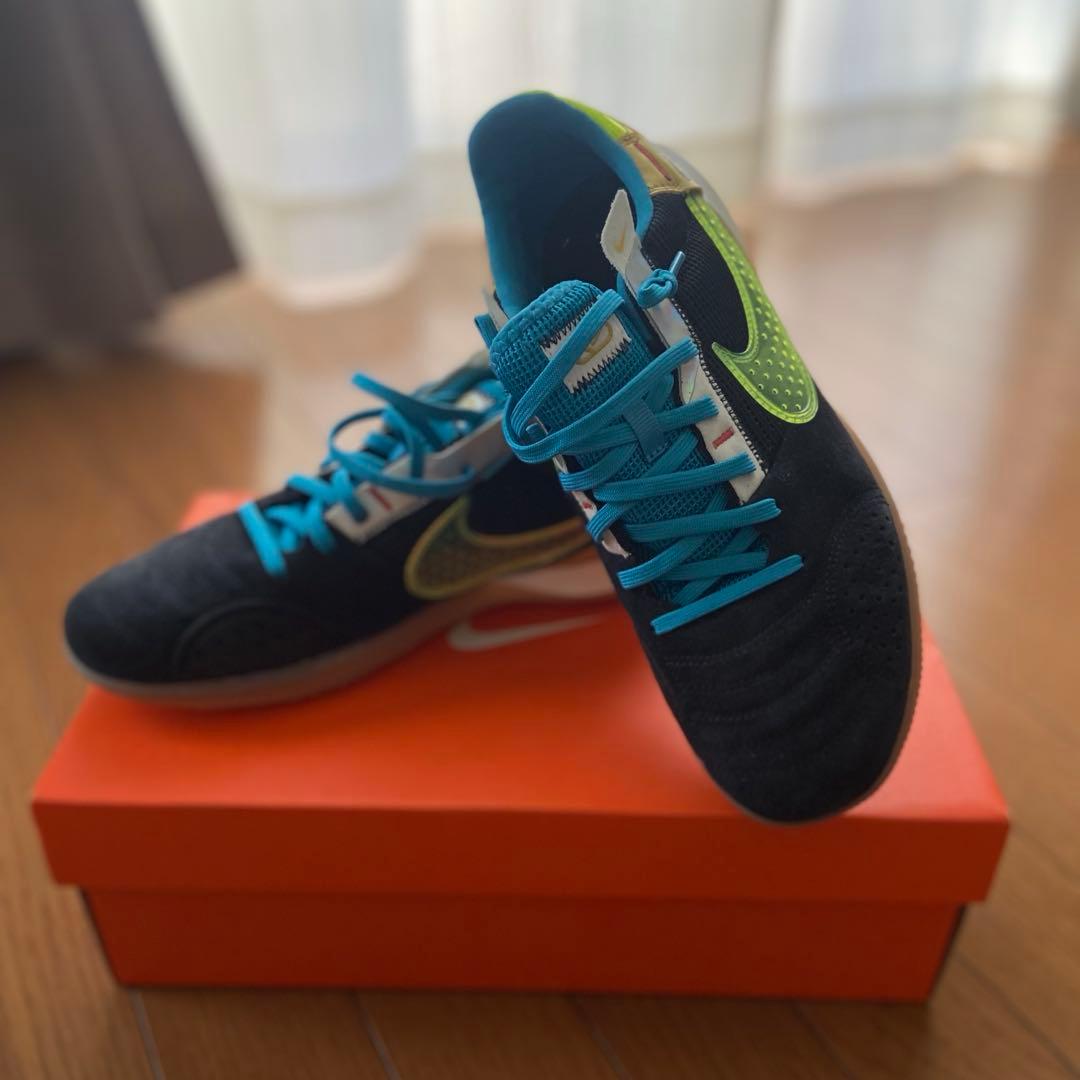 NIKE（ナイキ）ナイキ ストリート ガト(ブラック×ブルー)UＫ7.5