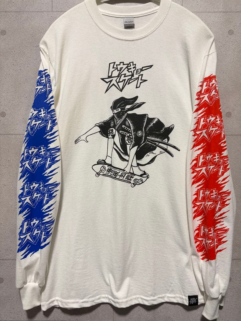トウキョースケート　ロンT オールドスケート　長袖　Tシャツ スケボー