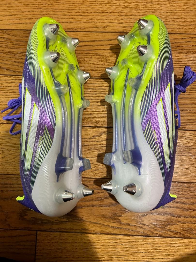 adidas F50 サッカーシューズ スパイク 紫/黄緑