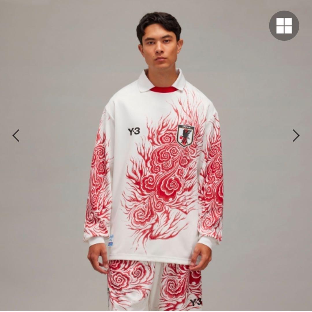 【値下げ】Y-3 サッカー 日本代表 CW 長袖Tシャツ XS