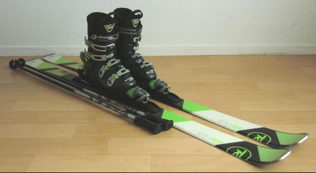 ROSSIGNOL＋NORDICA スキーフルセット 板160 靴26.5