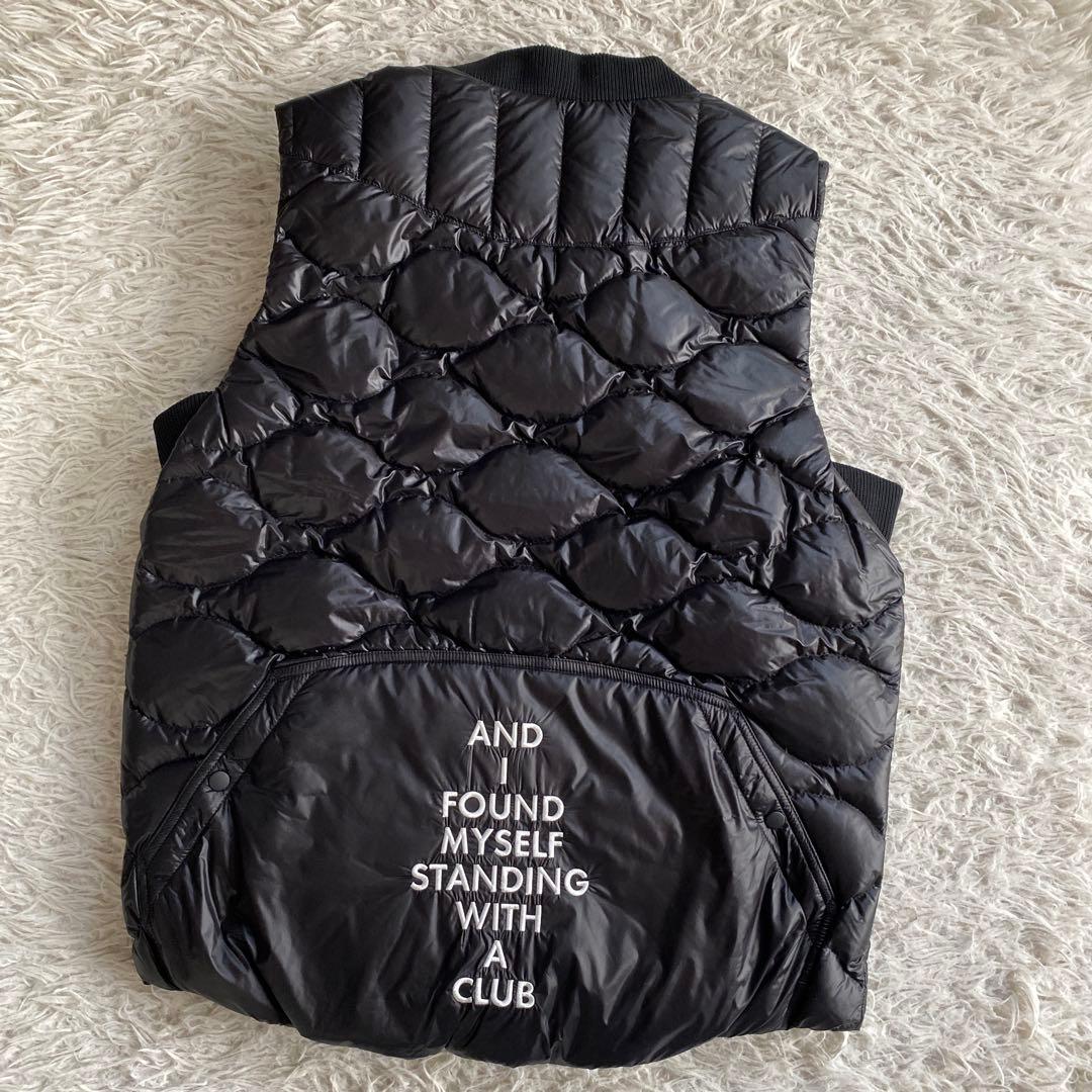 ディセンバーメイ ゴルフ ダウンベスト ブラックXL