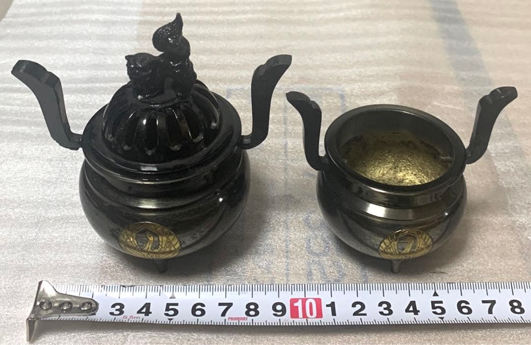 香炉　日蓮正宗　真鍮　(仏具、仏壇)