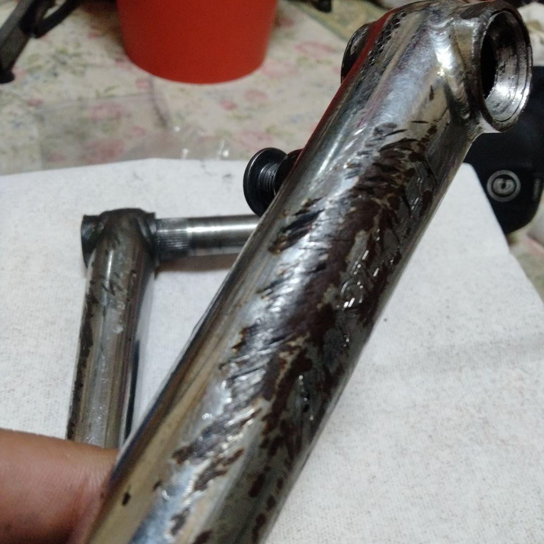 BMX　プロファイルレーシング　クランクセット　165ミリ　チタン製スピンドル
