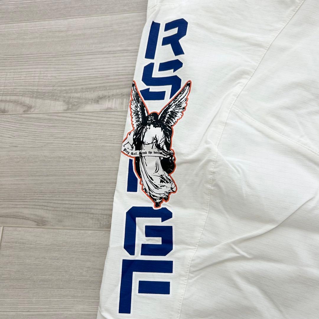 新品　ラッセルノ　パンツ　ジョガー　春夏　ホワイト　ウエストゴム　薄手　サイズ6