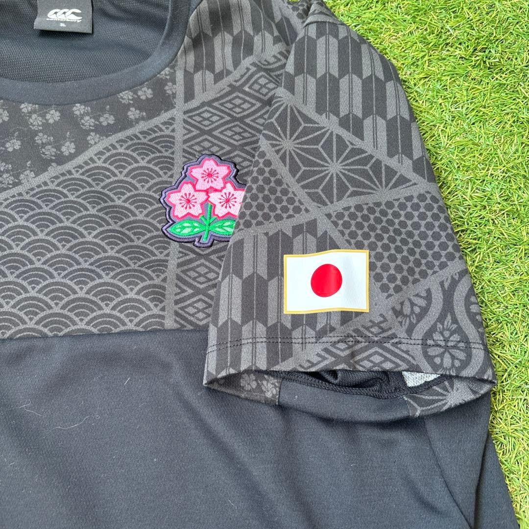 Canterbury 日本代表　ジャパンメディアポロ　 3L ブラック