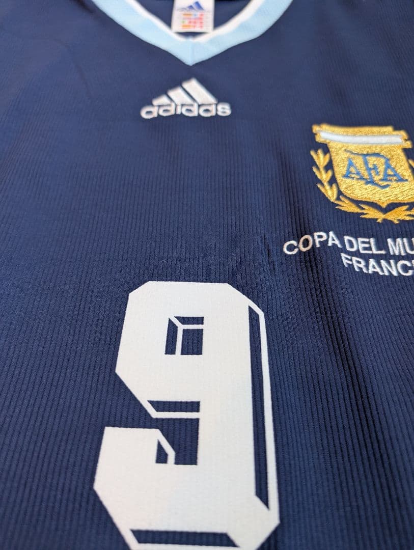 【ほぼ新品】アルゼンチン代表/ガブリエル・バティストゥータ/A/98年W杯モデル