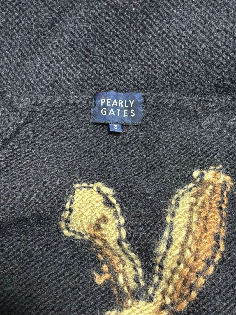 90's パーリーゲイツ PEARLY GATES カウチンセーター