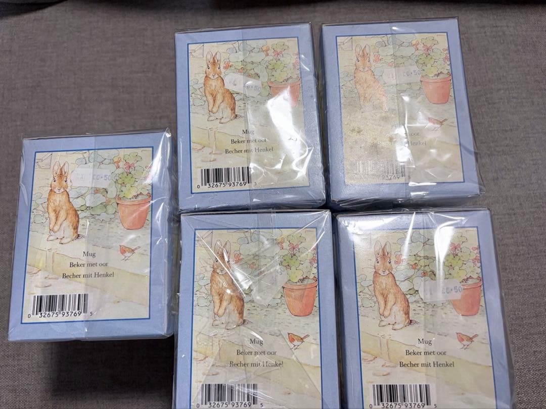 【新品】 マグカップ ピーターラビット 5セット
