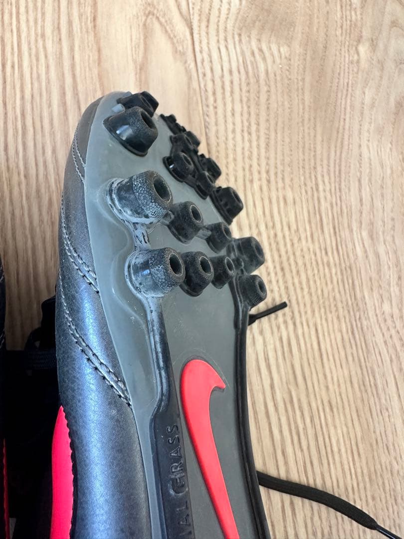 シューズ NIKE T90 SHOOT IV AG - GREY/RED/BLACK