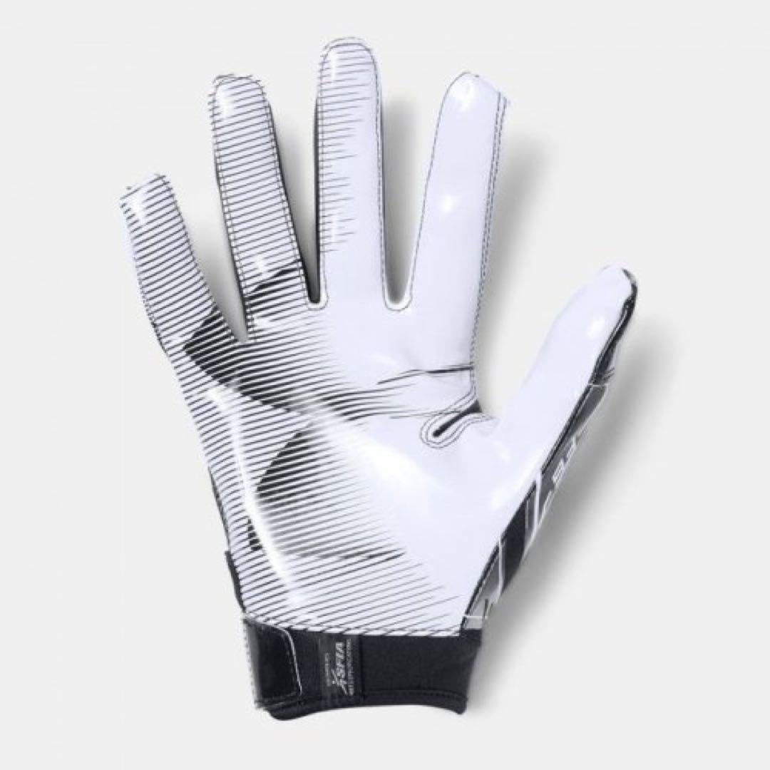 【M】UA F6 GLOVE ブラック アメフト グローブ