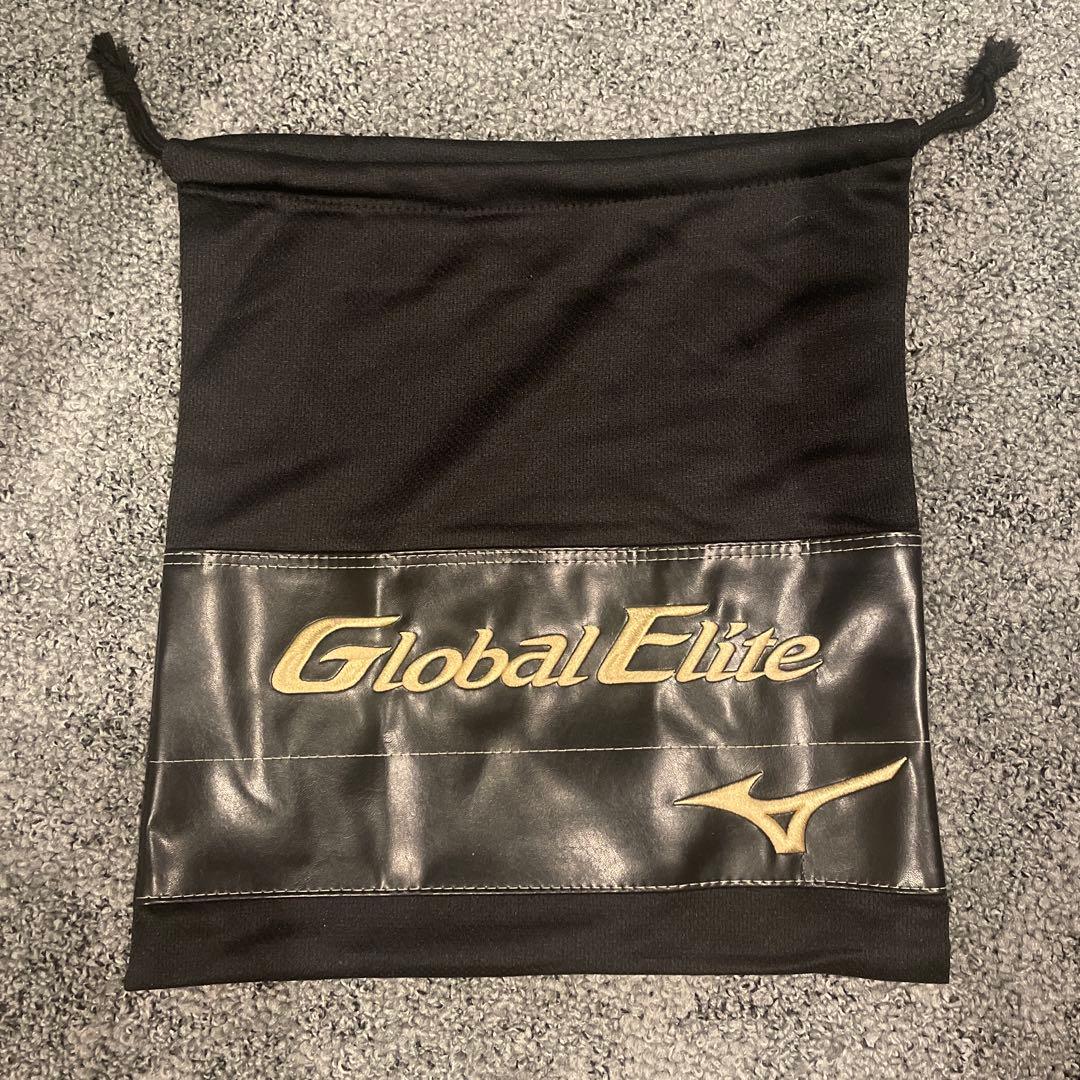 Global Elite 軟式グローブ 黒/赤