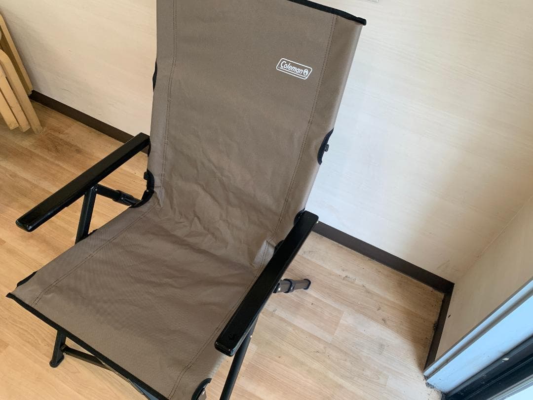 sun sun 。2脚セット。コールマン レイチェア　グレージュ　2回使用