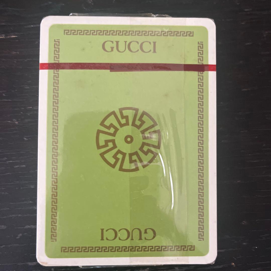 新品未使用オールドGUCCI トランプセット 赤 緑 ボックス入り
