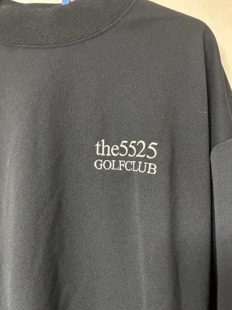 the5525 GOLF CLUB ブラック長袖シャツ