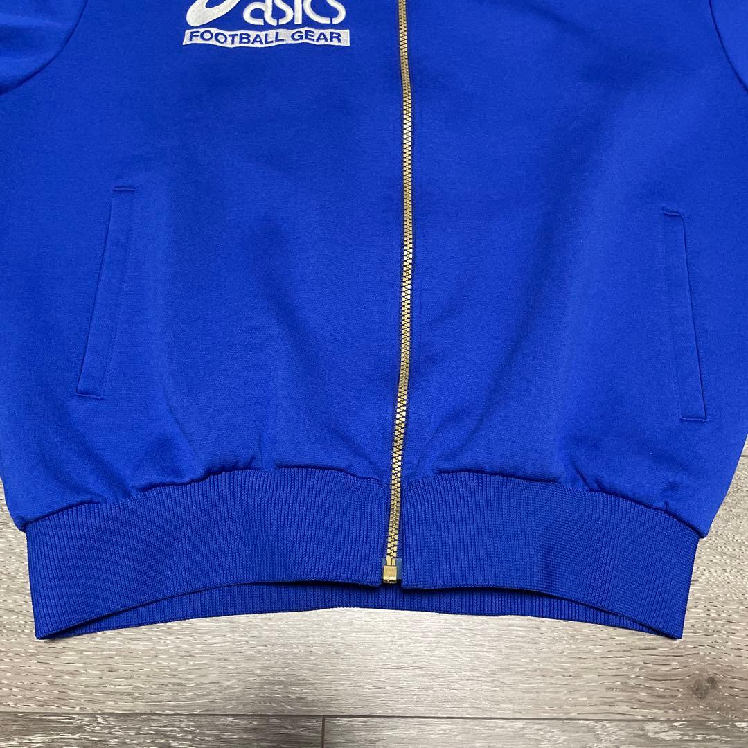 希少品 美品 90s asics FOOTBALL GEAR ロゴ刺繍 ジャージ