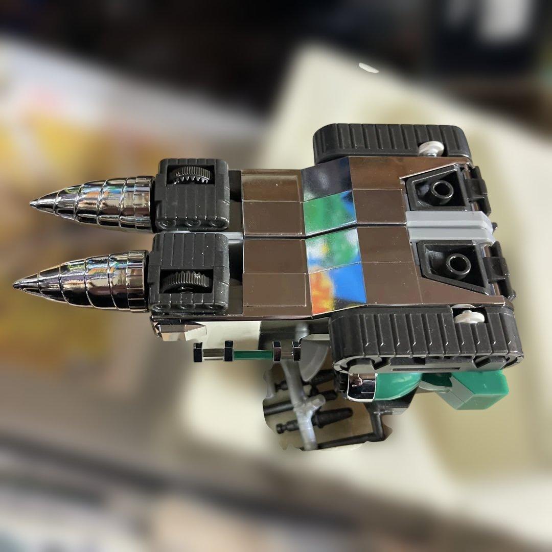 タカラ 黄金勇者 ゴルドラン 白銀合体3 DX 大地の騎士 ドリルシルバー 美品