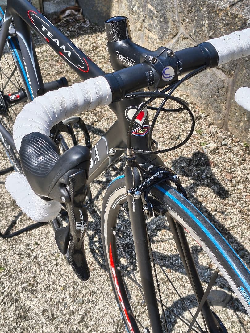 美品 デローザ DE ROSA カンパニョーロ アテナ カーボン