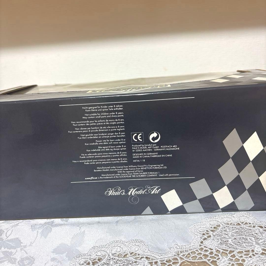 SAUBER C12 J.J. Lehto ミニカー　1:18
