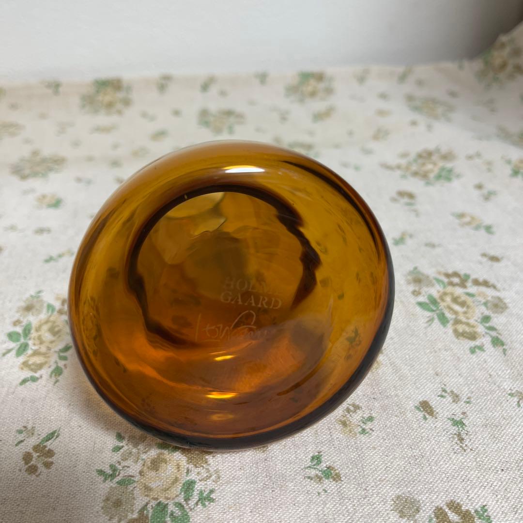 新品 ホルムガード フローラ フラワーベース 12 花瓶 ブラウン