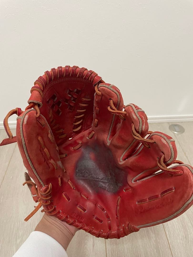 Wilson 赤 硬式グローブ