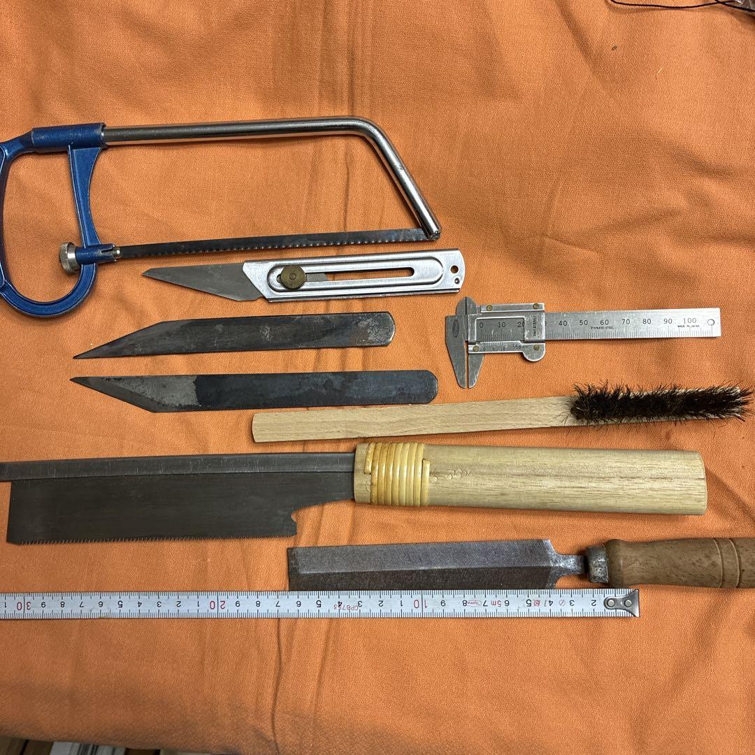 和竿制作道具　殺し板　補修糸　参考書籍