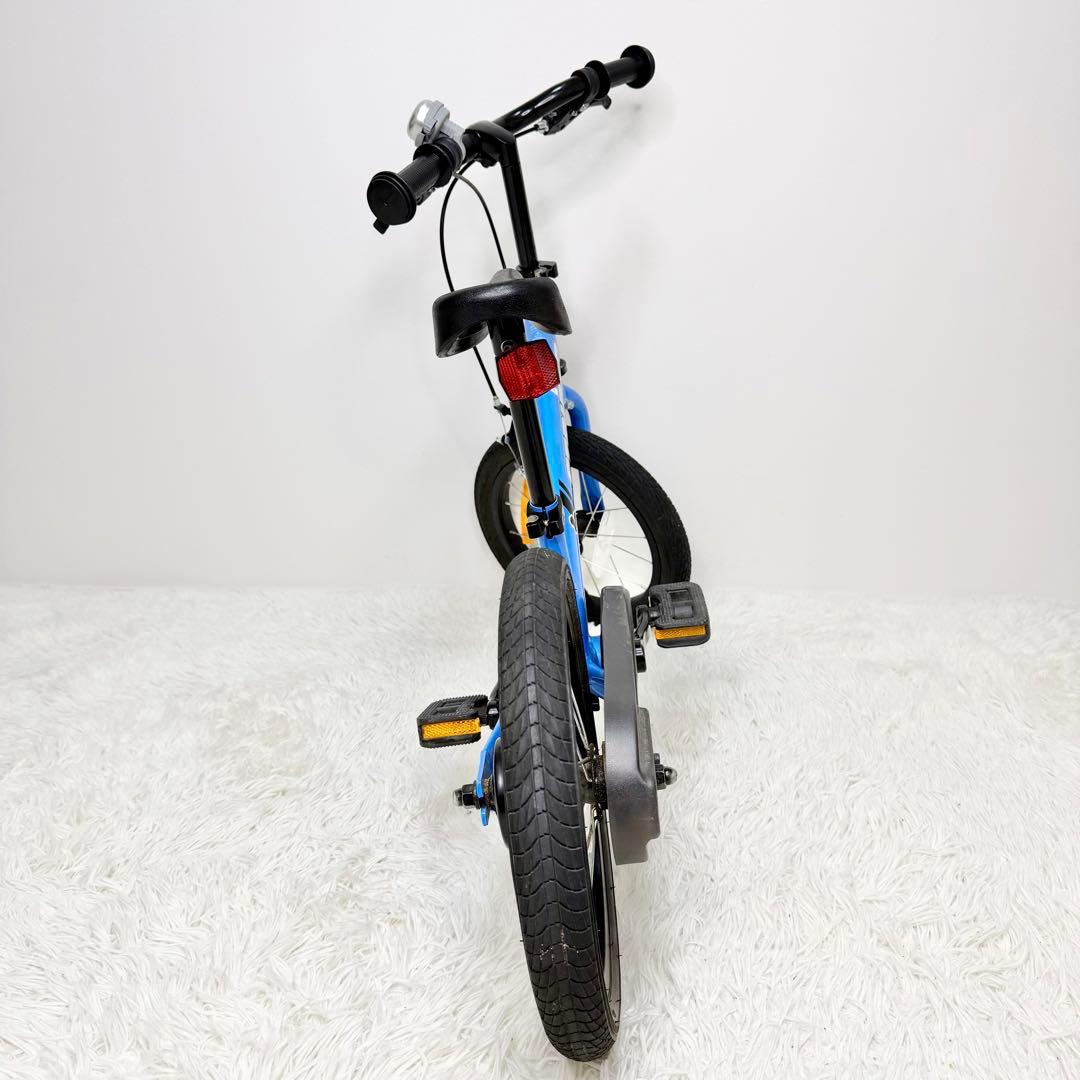 美品 STRIDER 14x ブルー バランスバイク キックスタンド付き
