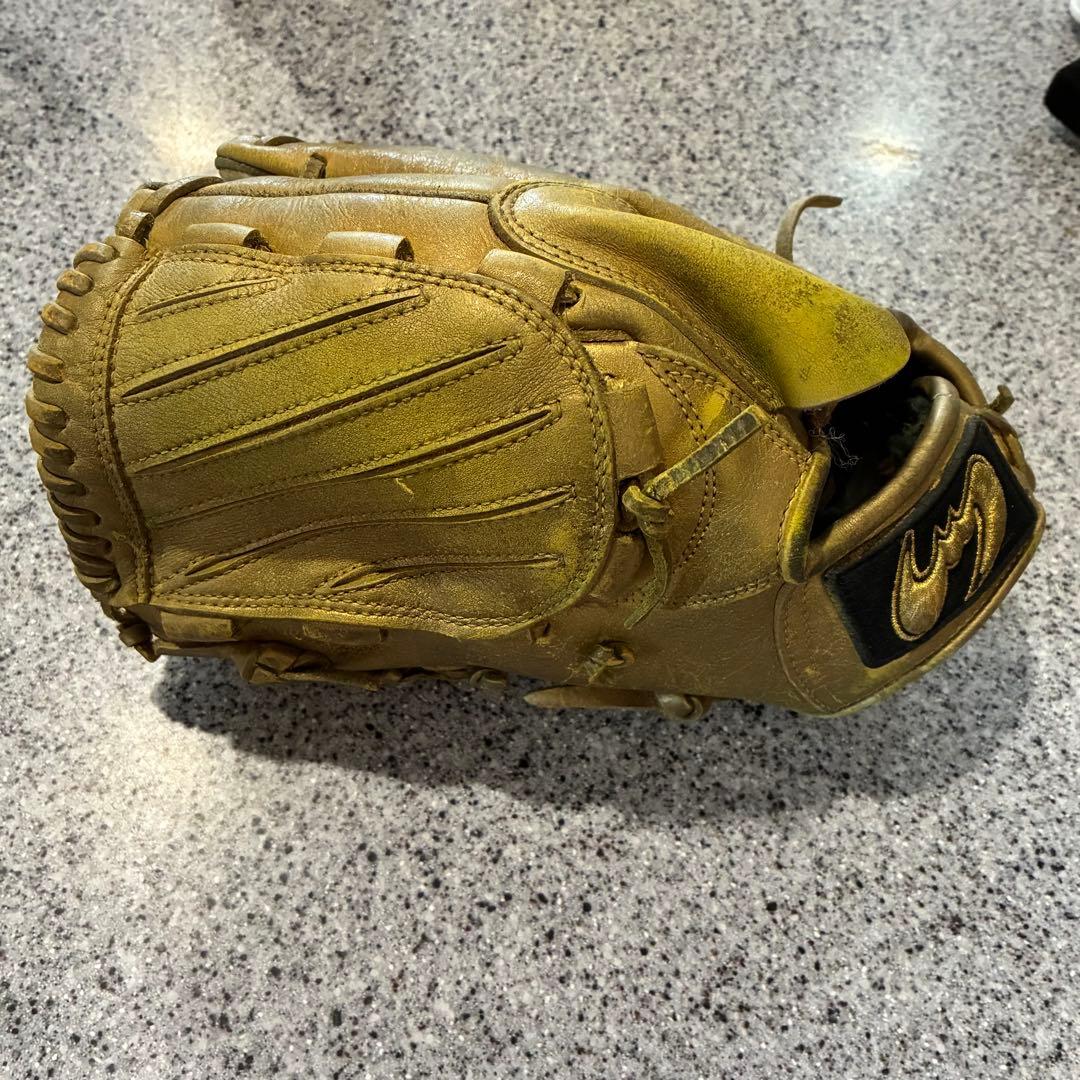 Zeems ジームス　野球　左利き　左投げ　グローブ　軟式　黄色　金色　投手用