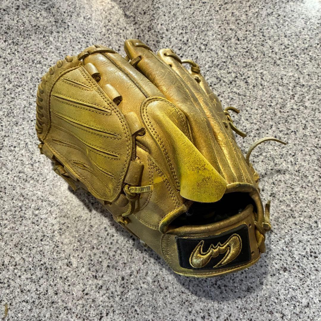 Zeems ジームス　野球　左利き　左投げ　グローブ　軟式　黄色　金色　投手用