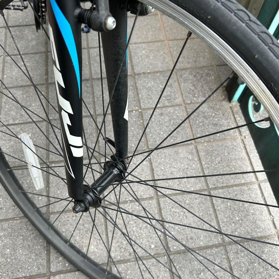 引き取り限定　FUJI SPARROW クロスバイク　ブルー