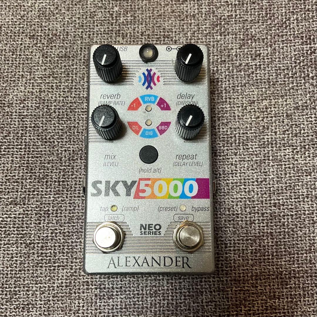 ALEXANDER SKY5000 ギターエフェクター リバーブ/ディレイ