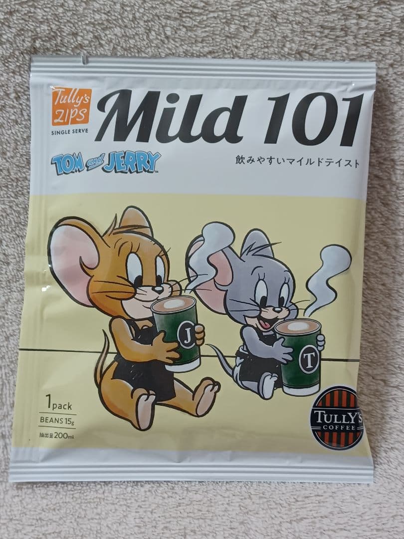TULLY'S COFFEE トムベアフル &コーヒー&ステッカーつき