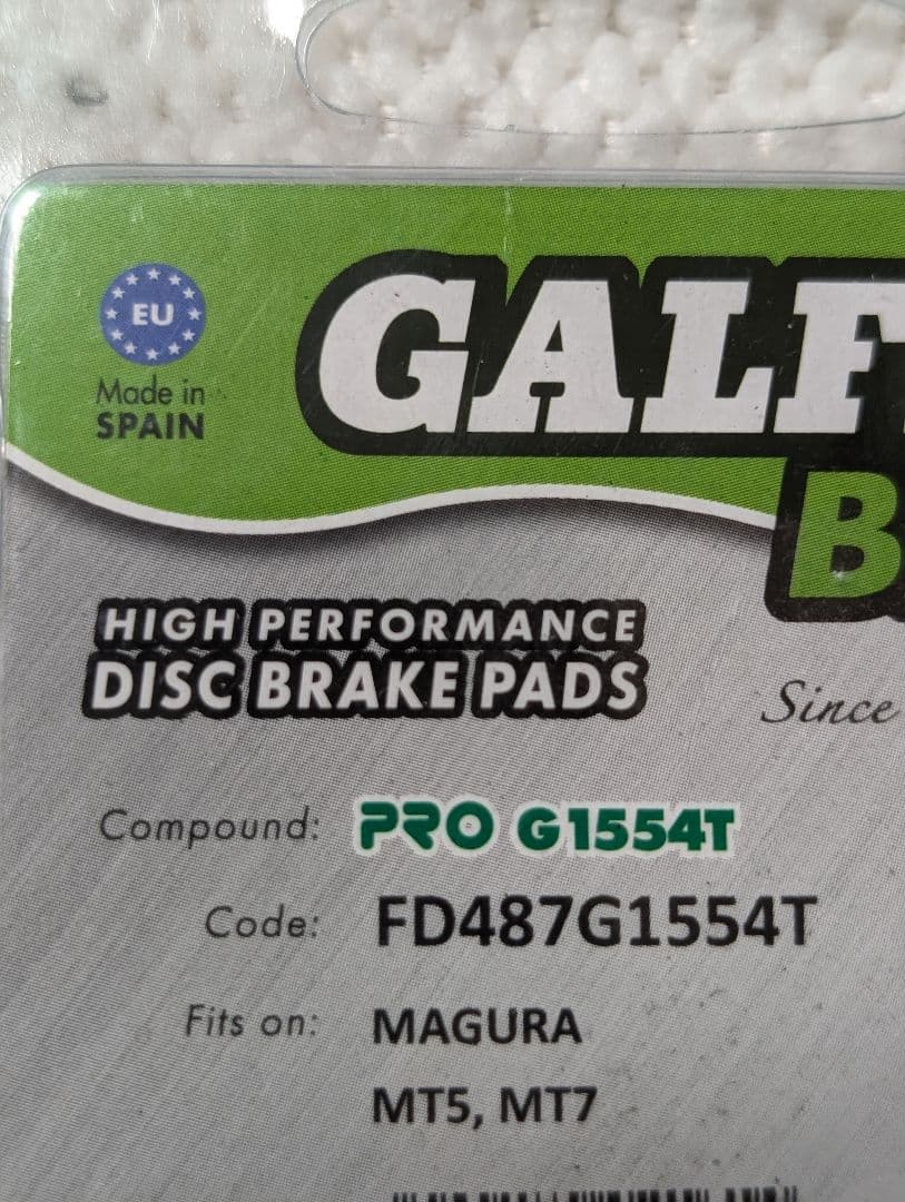 パーツ Galfer Magura MT5/MT7 Pad
