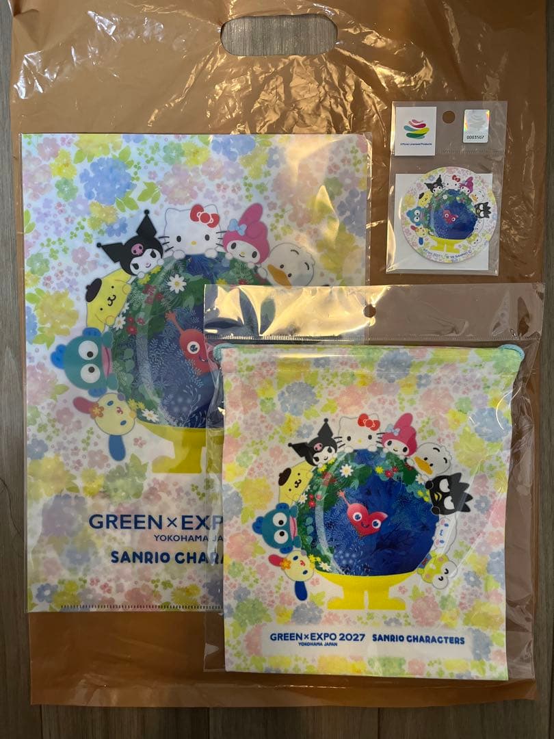 EXPO2027 サンリオキャラクターズ　トゥンクトゥンク　横浜花博　4点セット