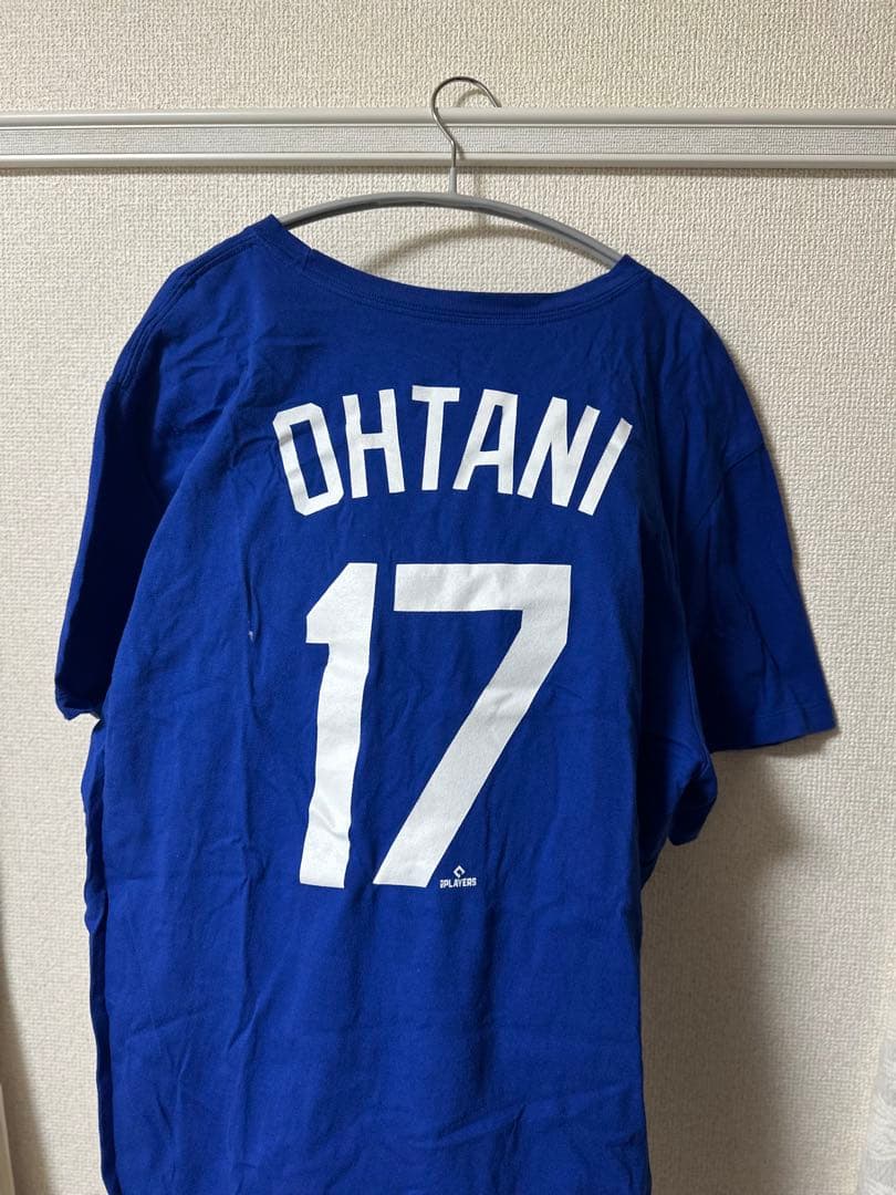 【美品】大谷翔平（LA）ドジャースブルーTシャツ（MLB公式）2024モデル