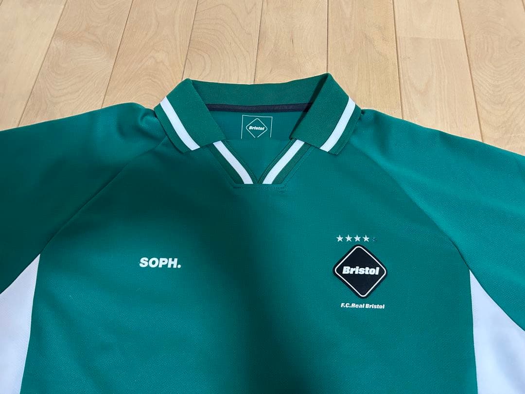 23SS F.C.Real Bristol GAME SHIRT グリーン M