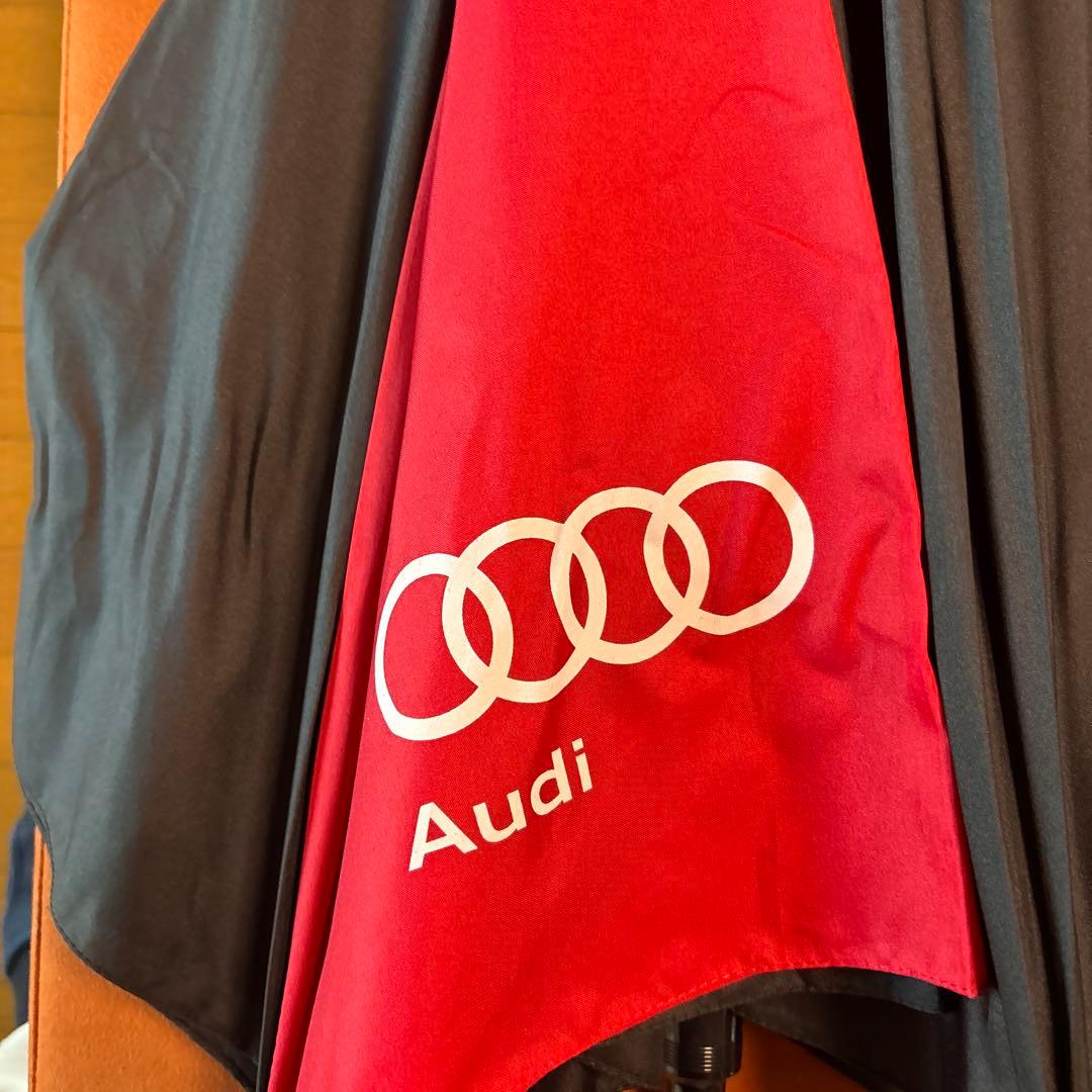 Audi ゴルフ用傘 赤/黒
