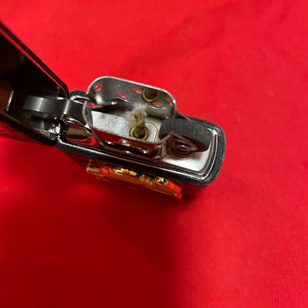 zippo 革巻きジッポー　ザ•マックショウ　暴走族　クリームソーダ　矢沢永吉