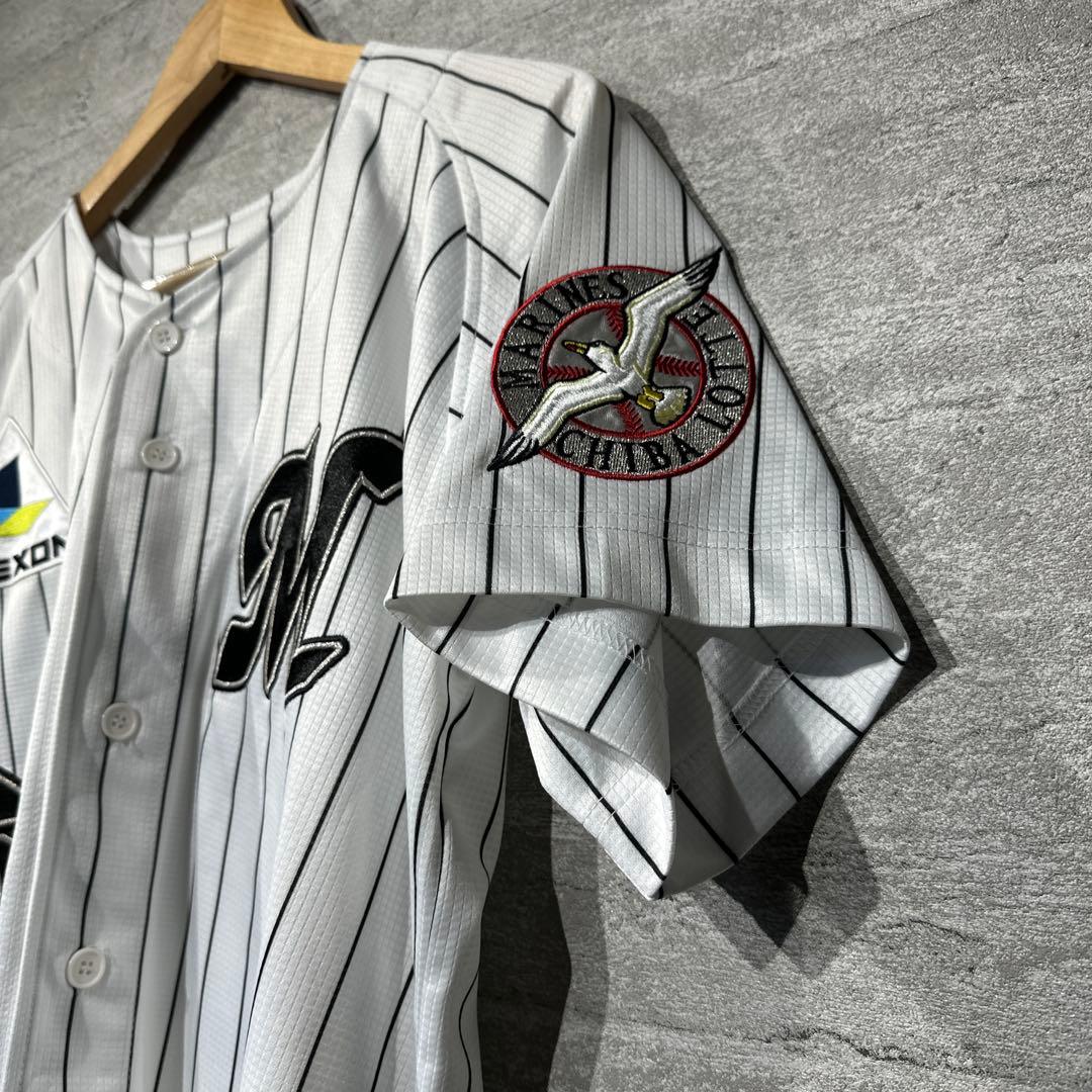 【美品】千葉ロッテマリーンズ　ユニフォーム　背番号66 岡田幸文元選手　M