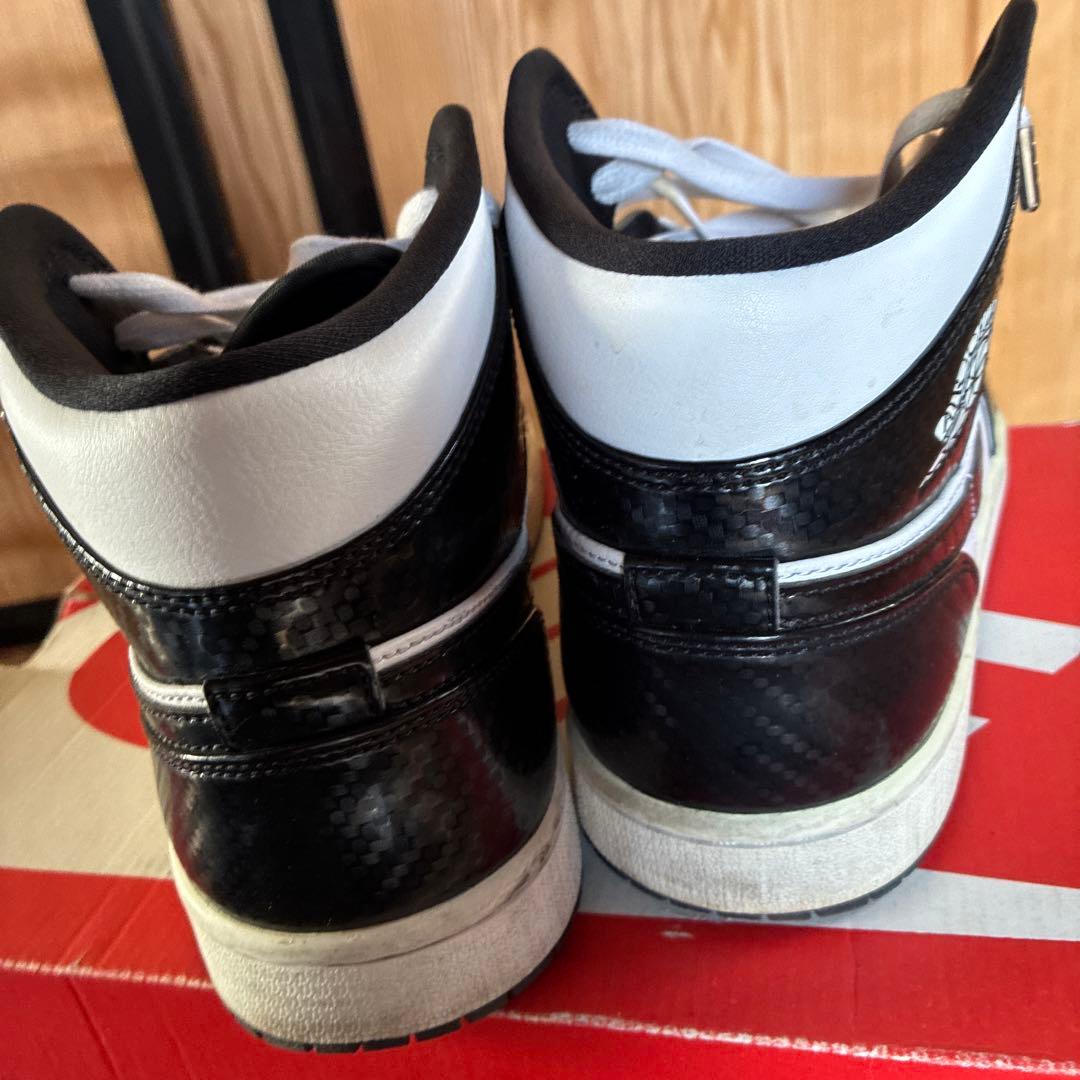 Nike Air Jordan 1 ハイカットシューズ 白/黒