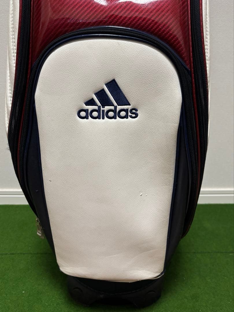 adidas キャディバッグ トリコロールカラー