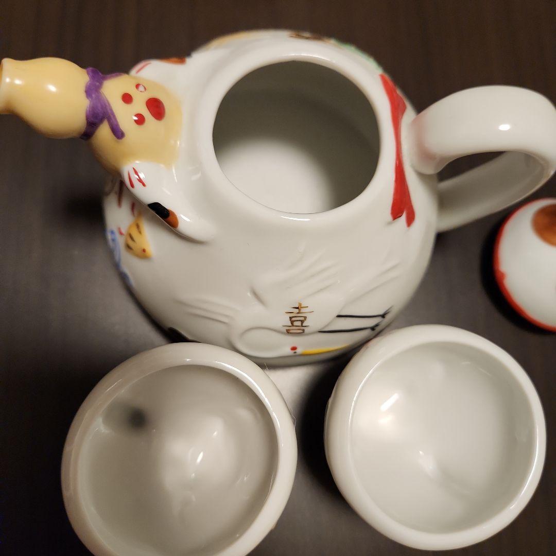猫舎本舗　急須　湯飲み