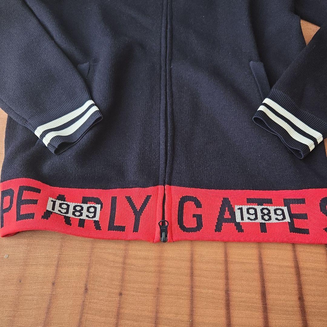 【美品】PEARLY GATES フード付きパーカー 1989ネイビー　5サイズ
