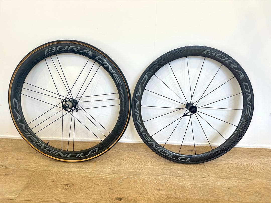 超美品 カンパニョーロ BORA ONE 50 TU ダーク 11s シマノ