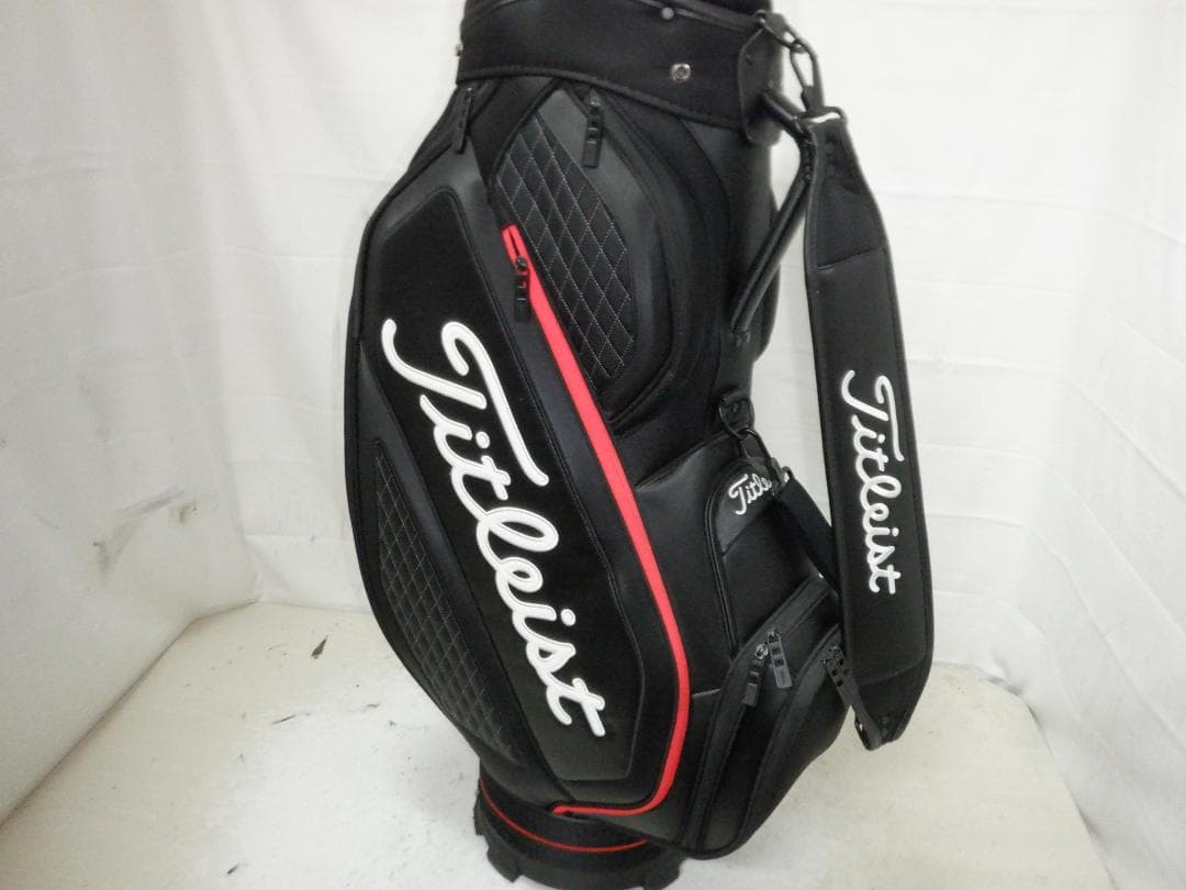 Titleist★タイトリスト★9.5型★美品★スタッフ(BK×RED)