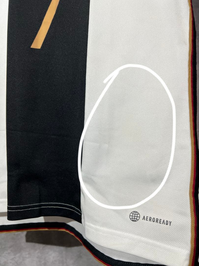 【正規品・タグ付】ハヴァーツ＃７ドイツ代表2022ユニフォーム (H)