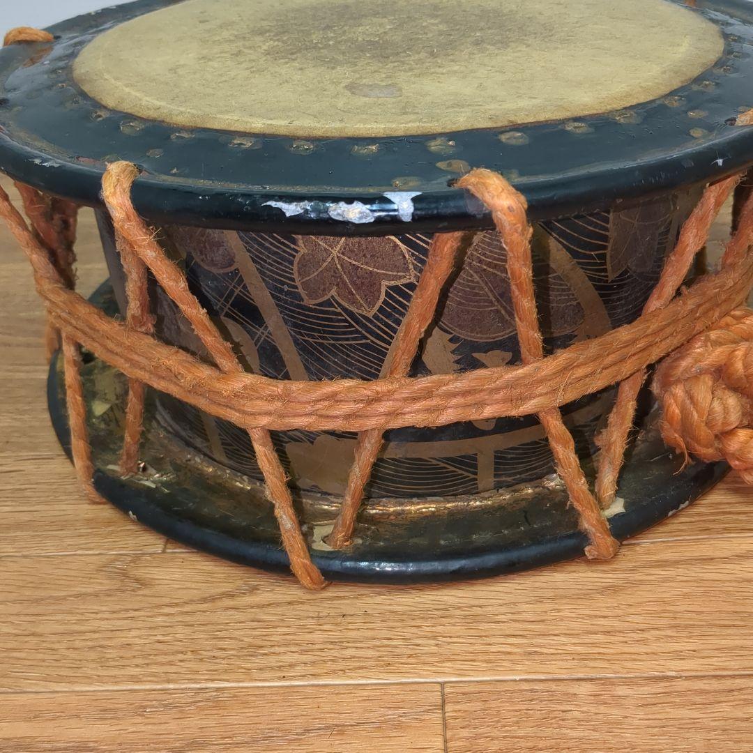 時代和楽器 締太鼓 締め太鼓 和太鼓 和楽器 打楽器 日本伝統　神楽　祭り　バチ
