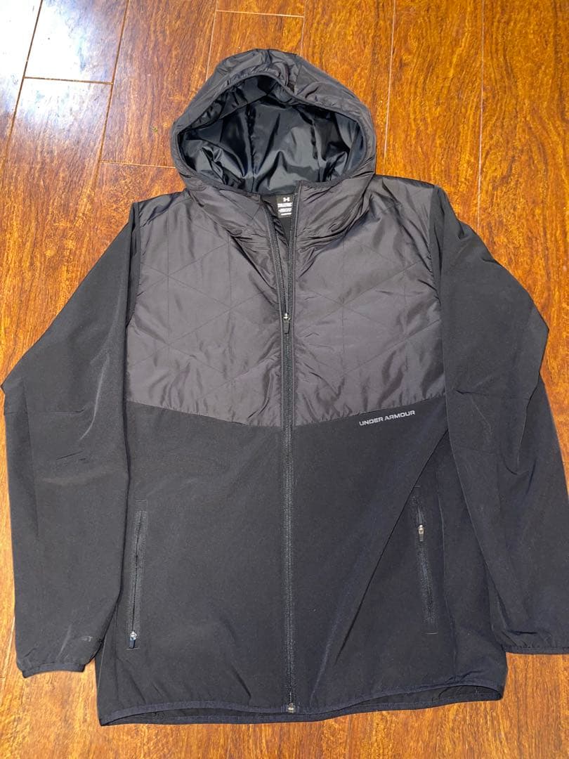 UNDER ARMOUR 2XL ダークネイビー ウィンドブレーカー
