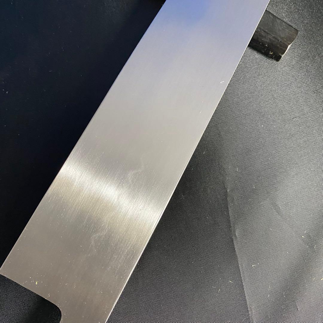 【季節限定品】堺匠味正 本焼 白弐 鱧切 鏡面300ミリ黒檀八格柄 白鞘付
